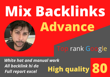 I will do 120 mix backlinks plan from high quality backlinks