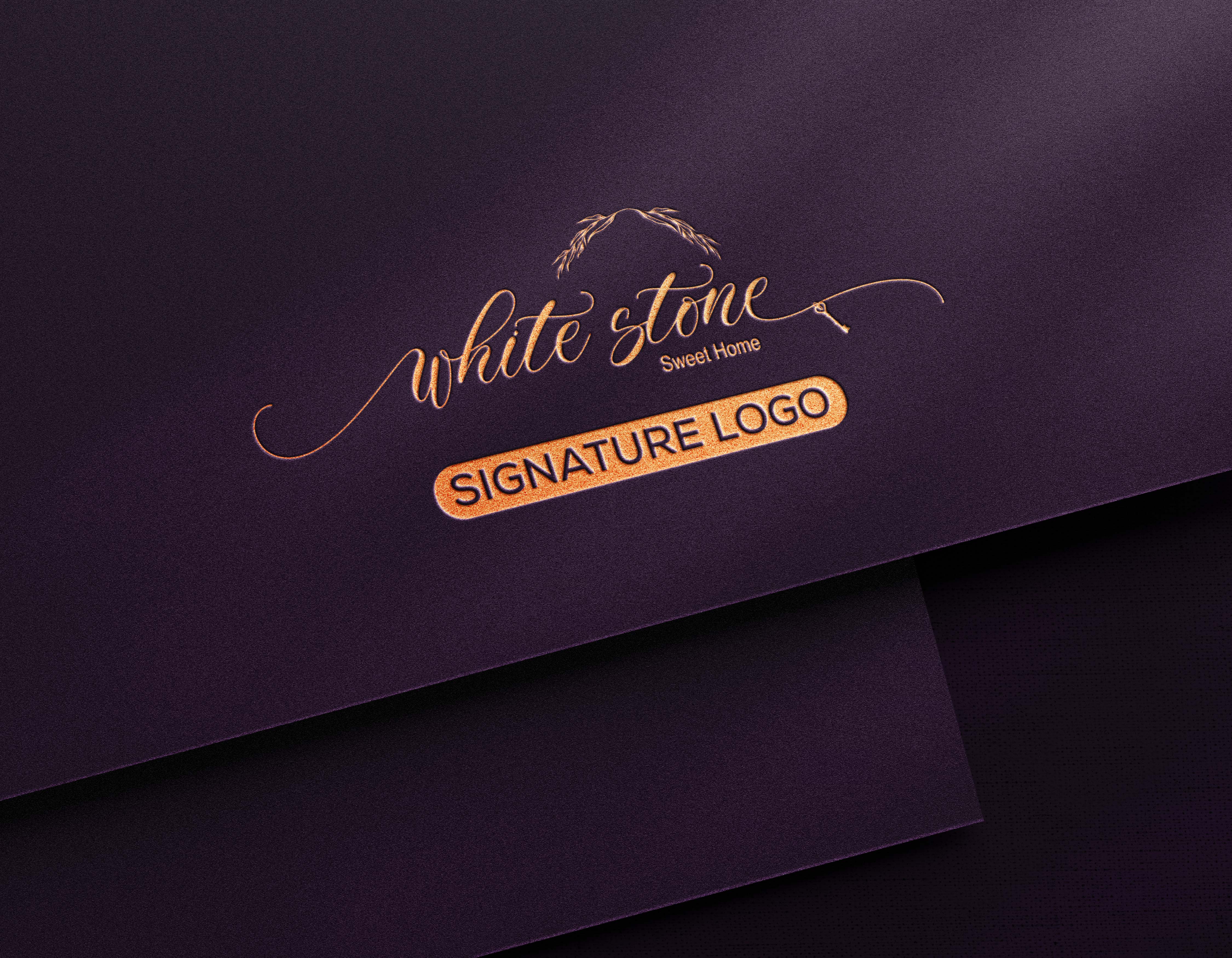 I will design a signature, realtor logo design