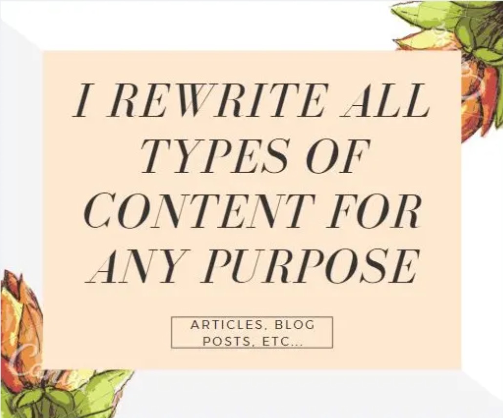 I will write a professional blog on a variety of topics