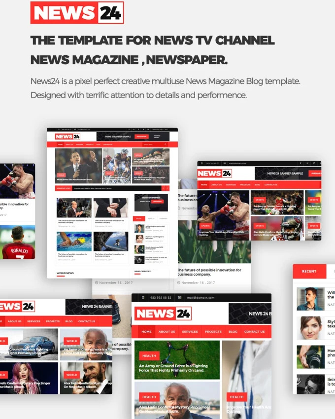 I will build responsive newspaper website or magazine website by wordpress