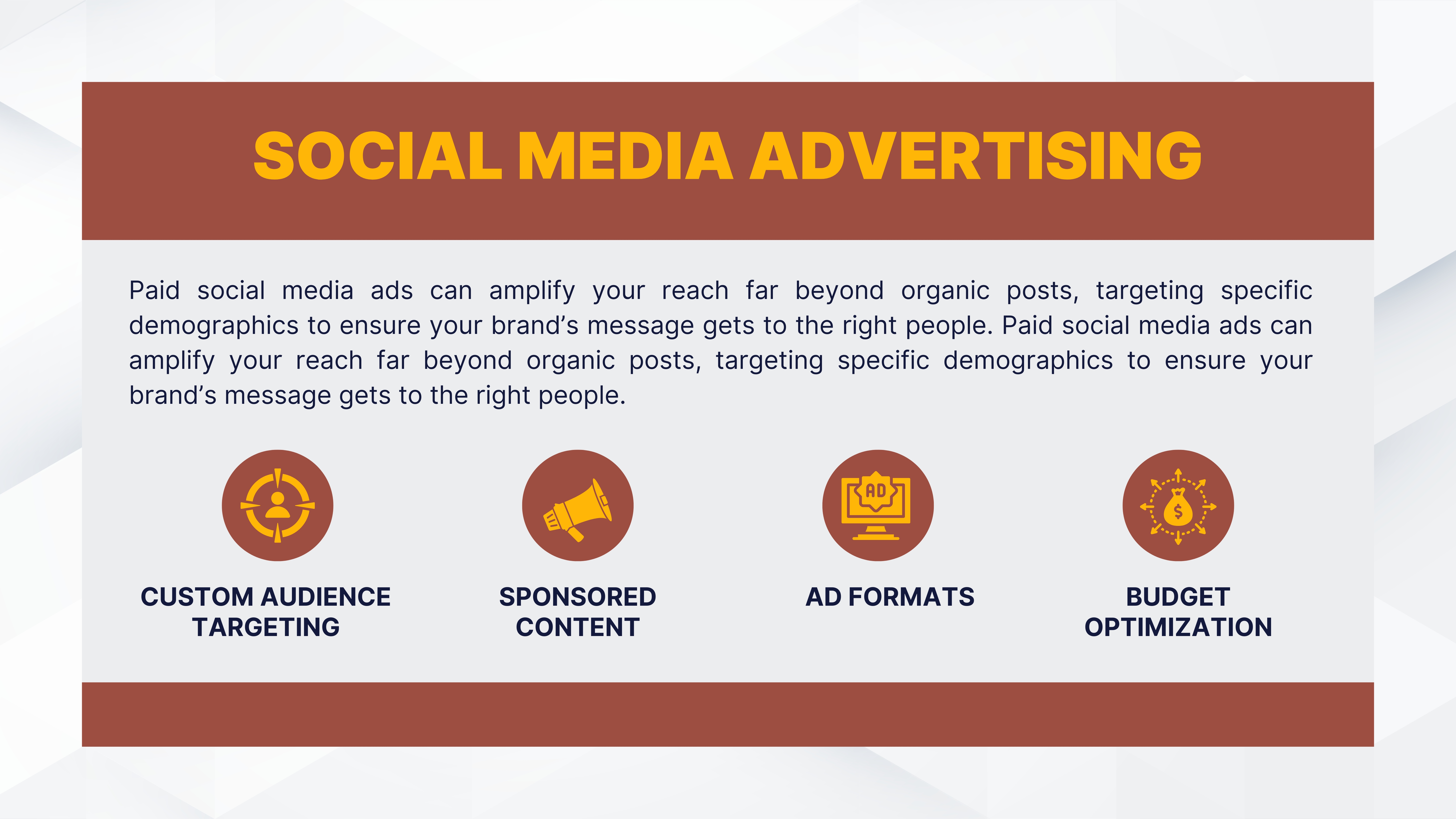 I will be your social media oparetor and social media advertisement content creator