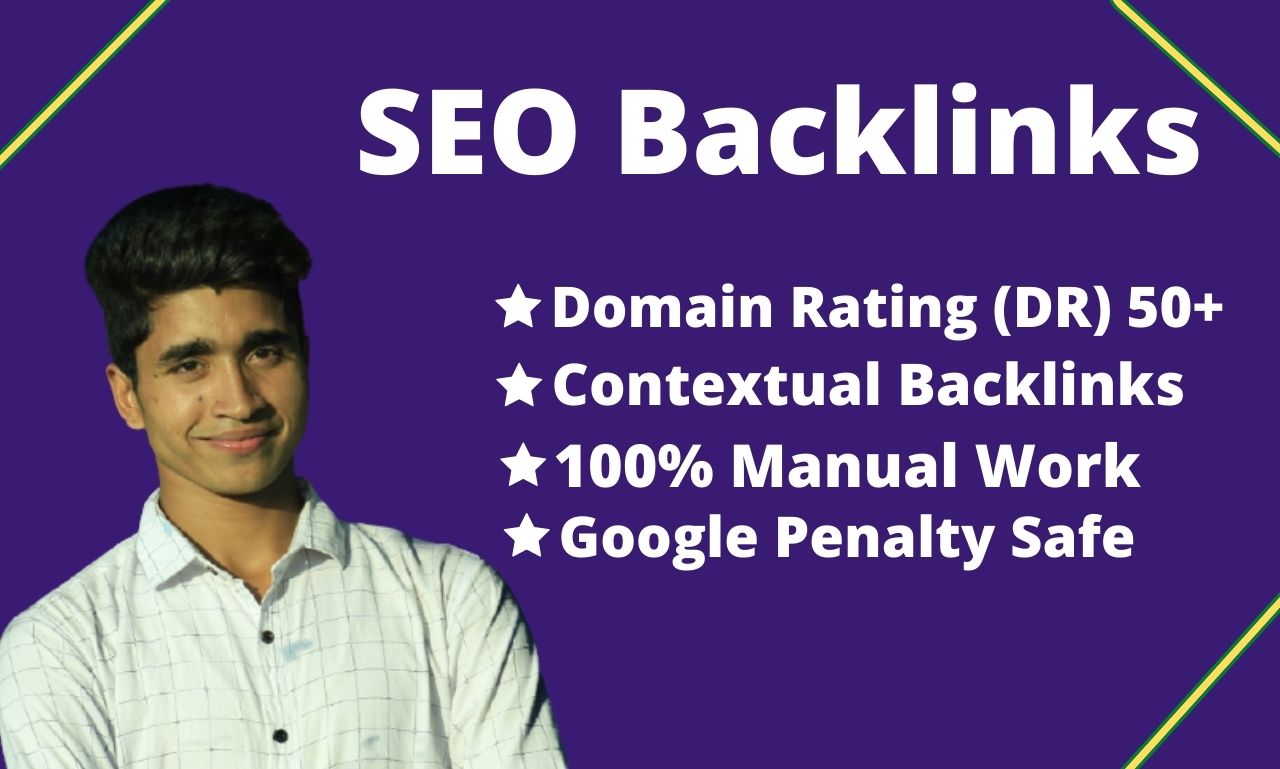 I will do high authority SEO Backlinks and manual Lin...