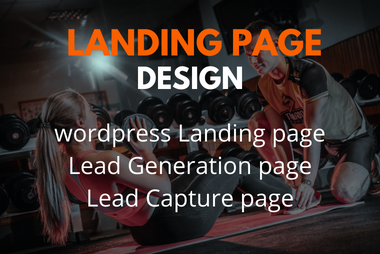 I will design modern wordpress landing page elementor