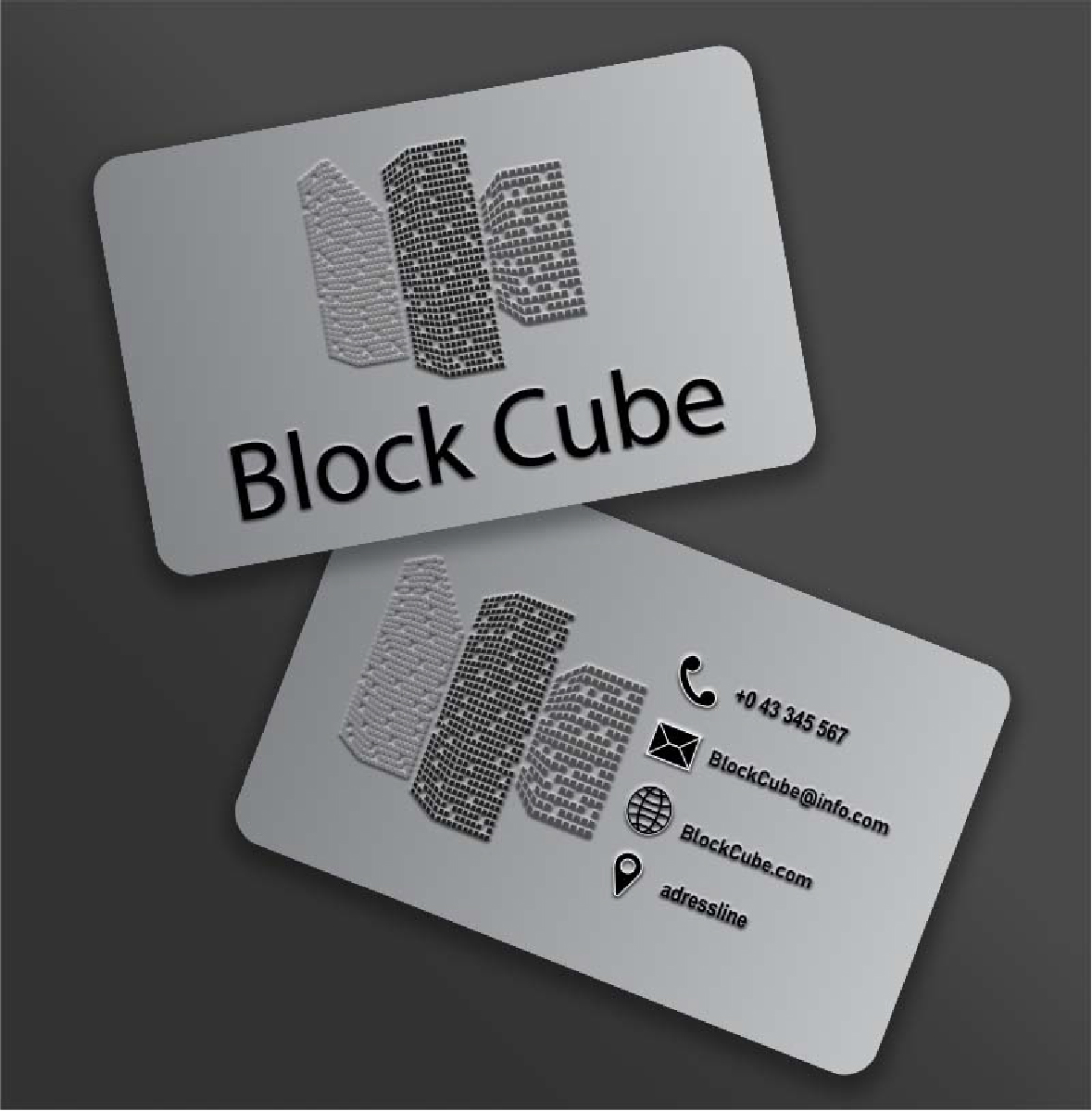 Professional single or double-sided business card