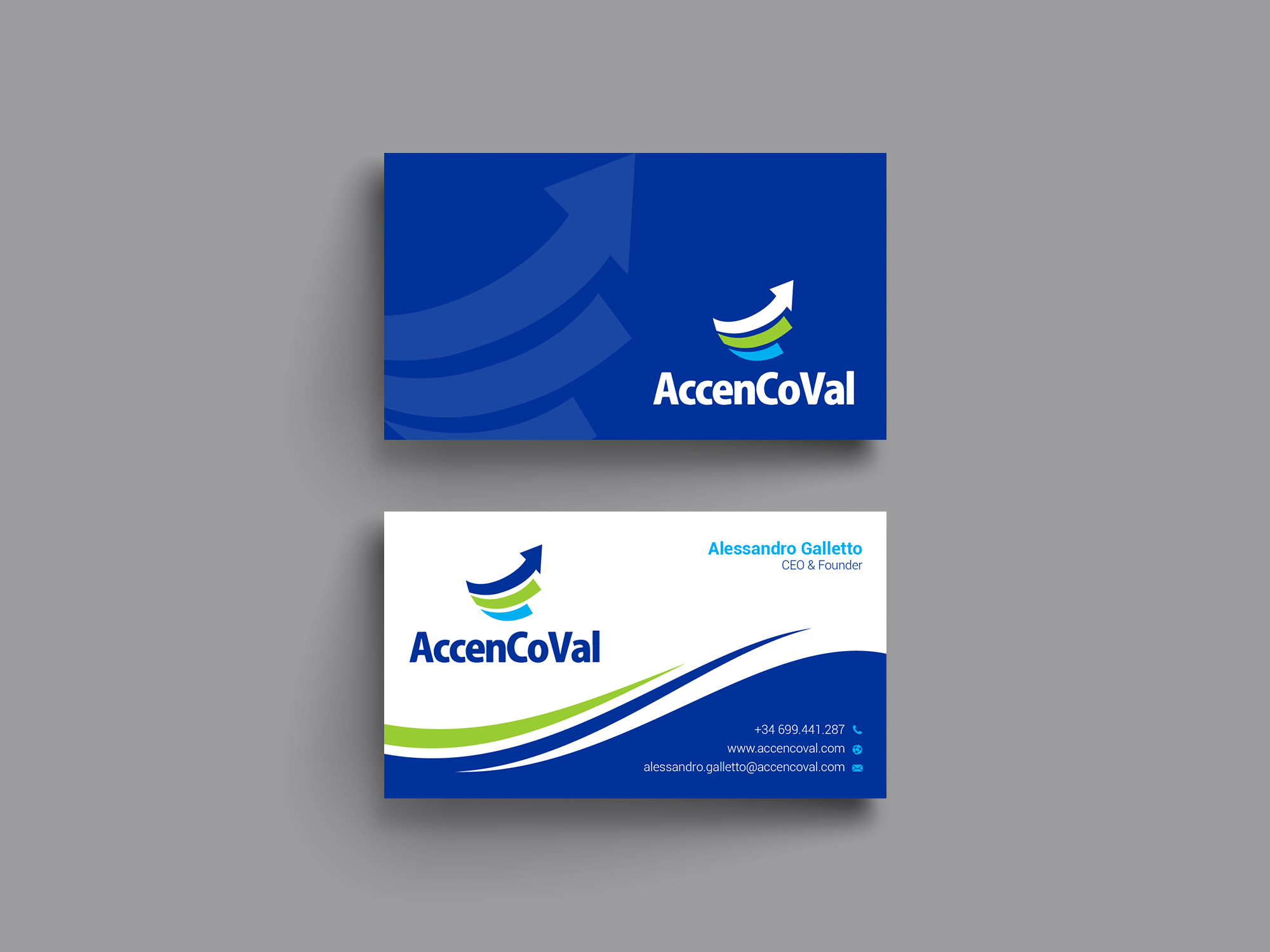 4 different professional business card design
