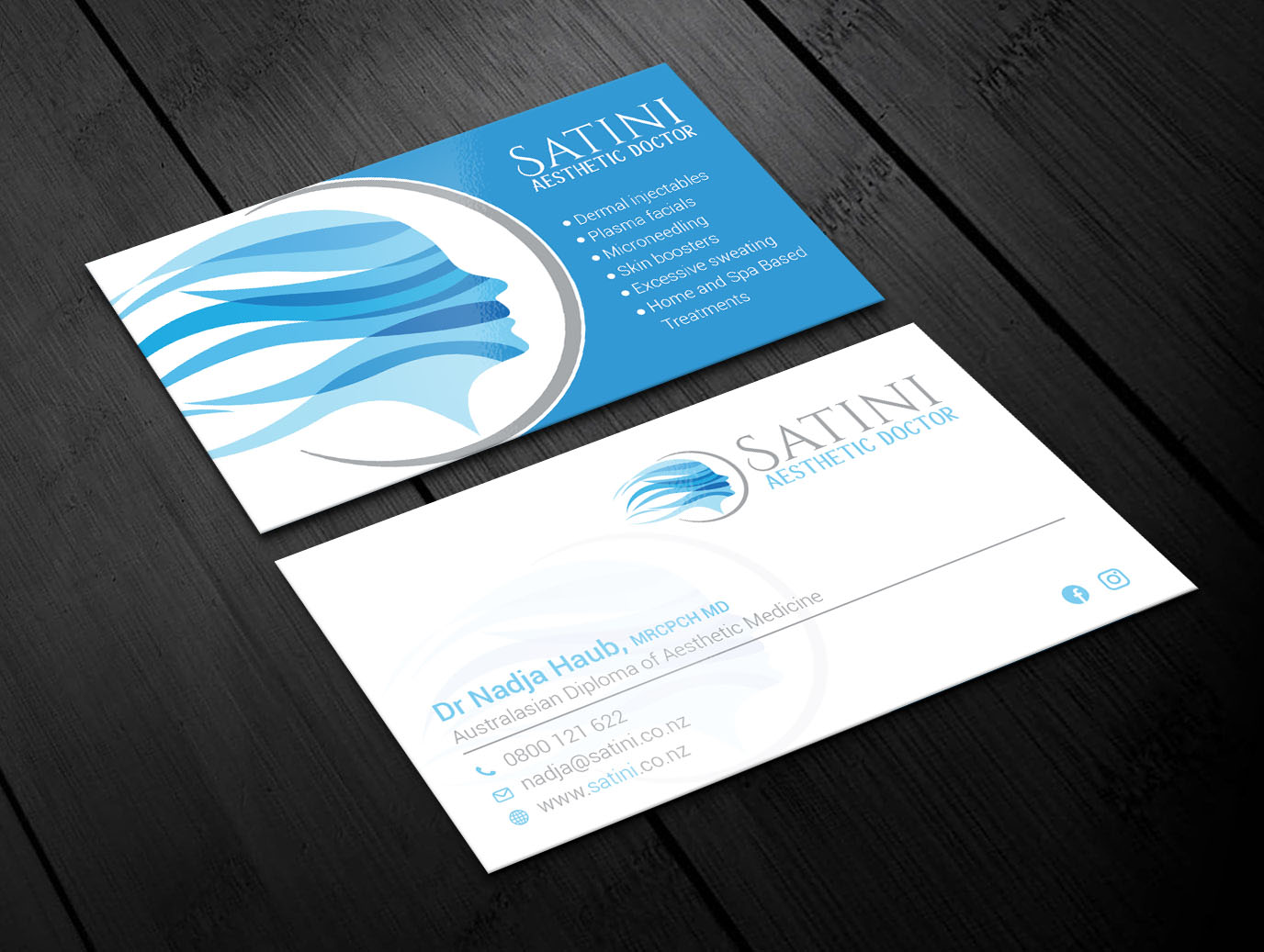 4 different professional business card design