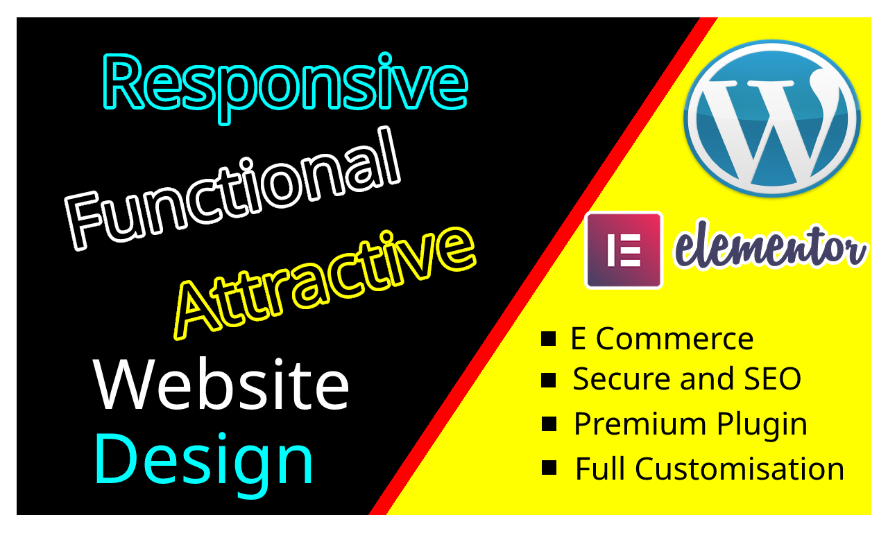 I will create responsive website using elementor pro page builder