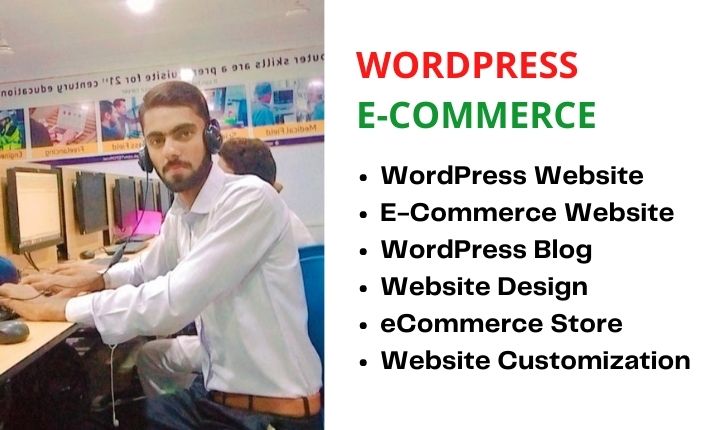 I will ecommerce online store WordPress website using woocommerce for your shop