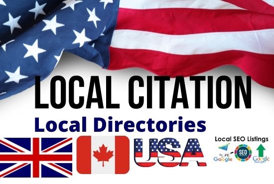 I will 35 list your business to top USA UK CANADA local business directory 