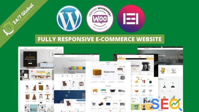 I will create professional and modern WordPress website and ecommerce online store