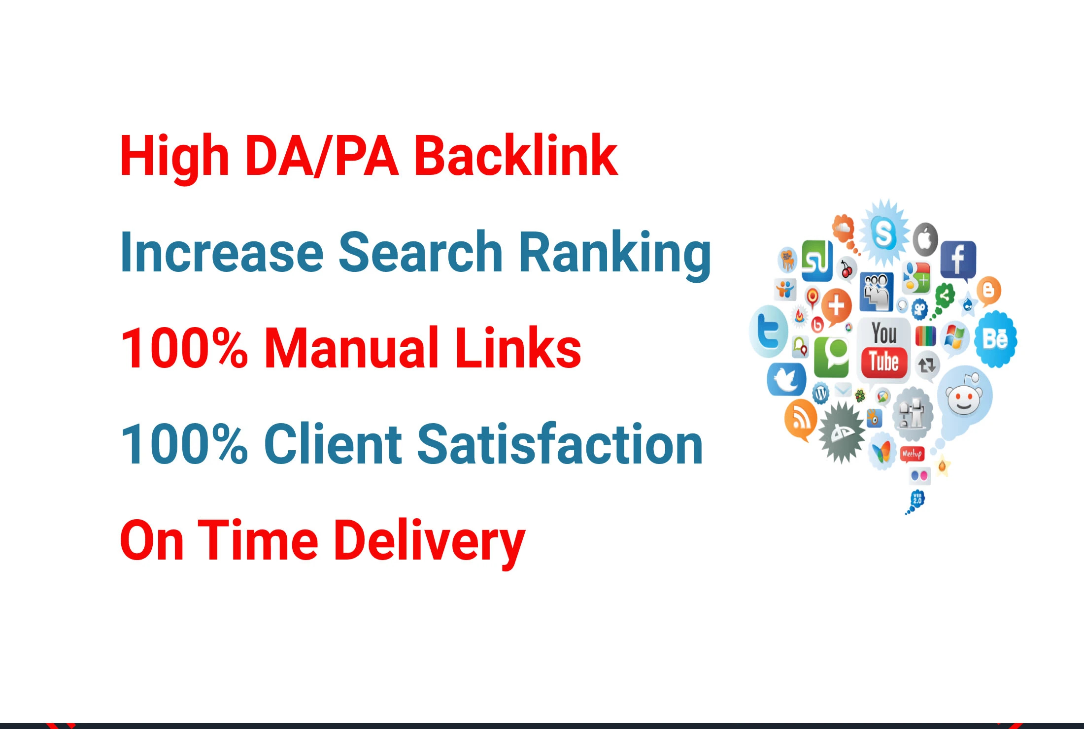 I will create Top 60 Social Bookmarking on High DA/PA Websites Manually