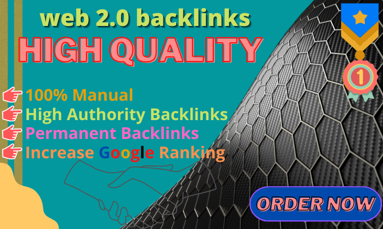 I will do high quality 100++ web 2.0 backlinks