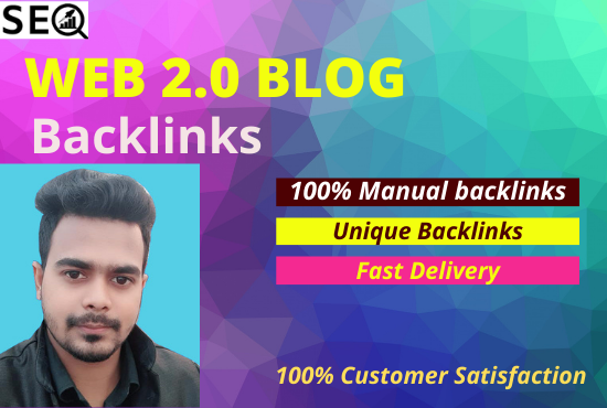 I Will Create 30 Super High position Web2 blog Backlinks for SEO with Unique Content Rank your site.