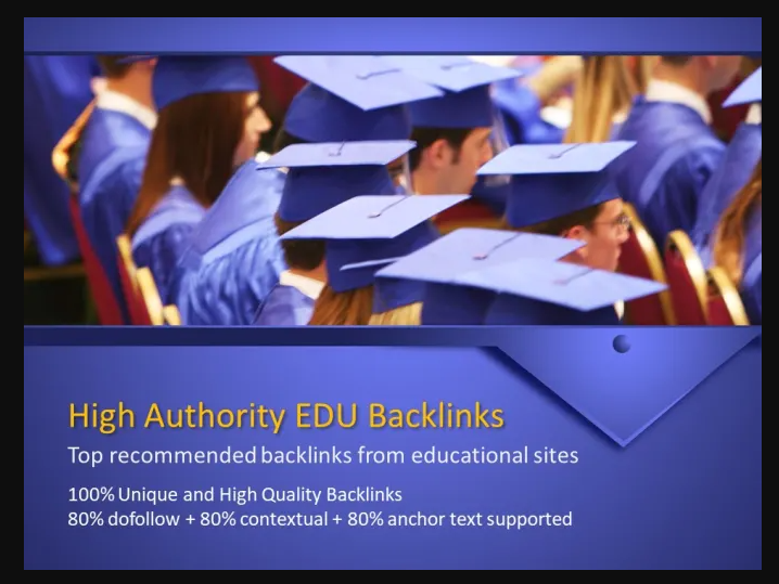 I will create 100 edu backlinks manually created