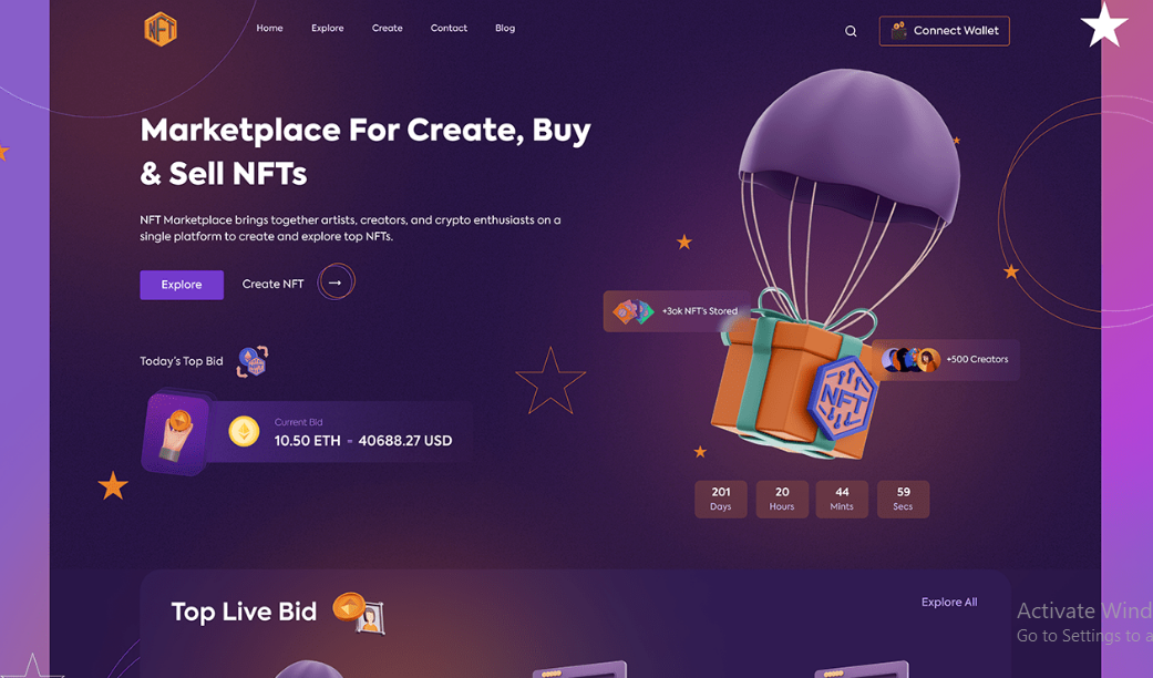 i will build nft minting website.