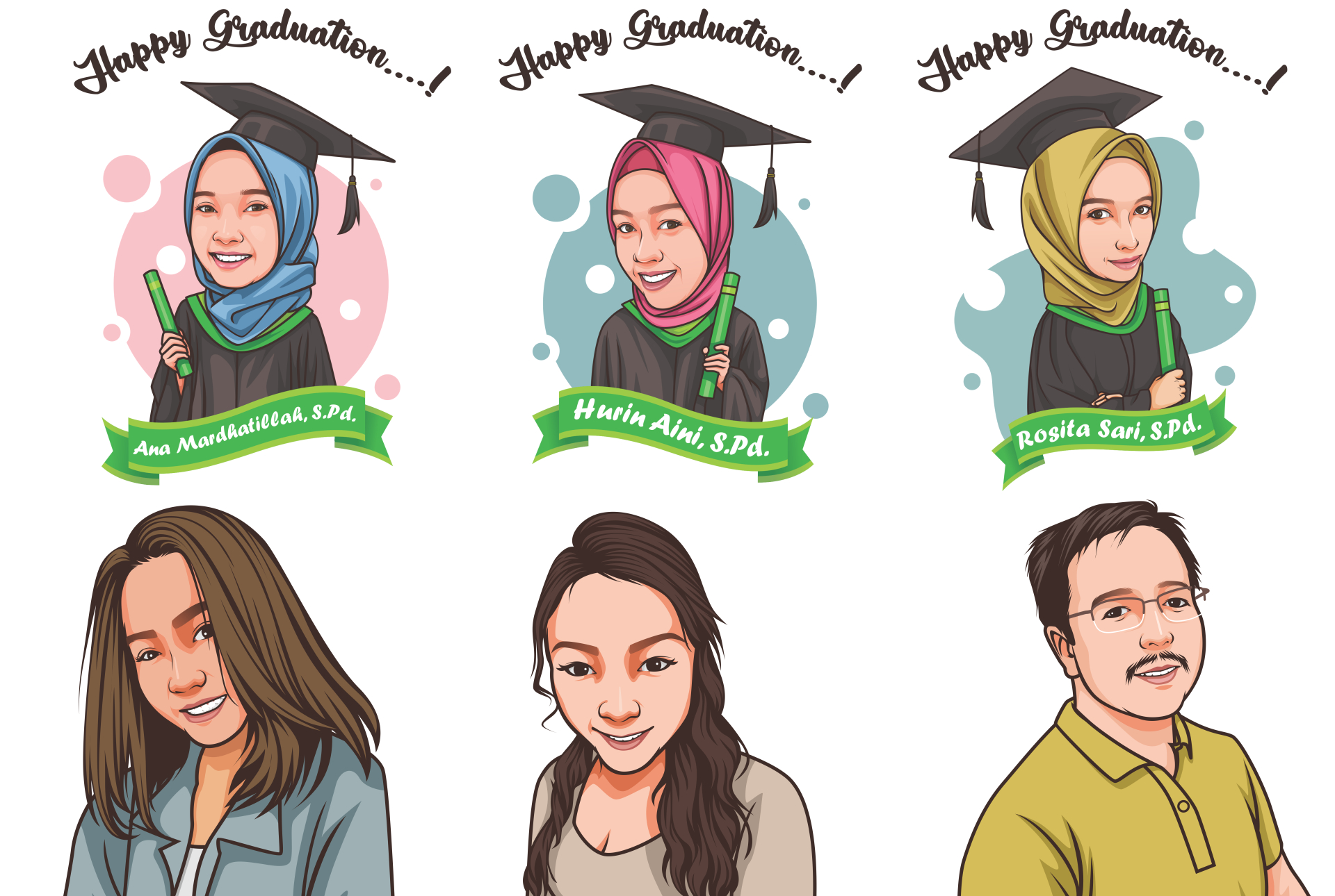 I will make an outstanding portrait caricature of you