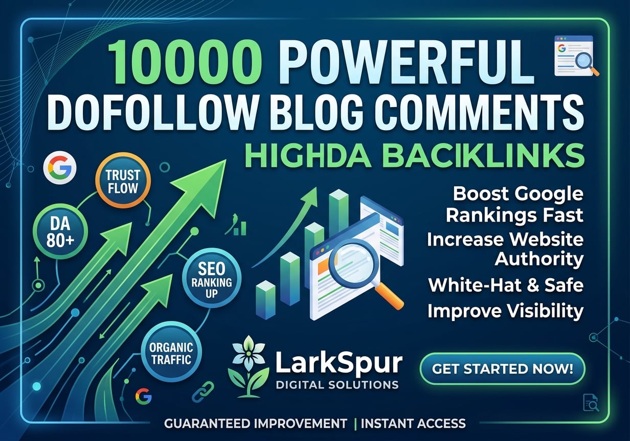 GET 10,000 Powerful Dofollow Blog Comments &ndash; High DA Backlinks