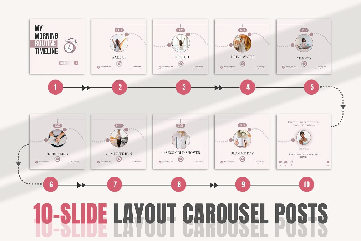 I will create stunning instagram templates in canva