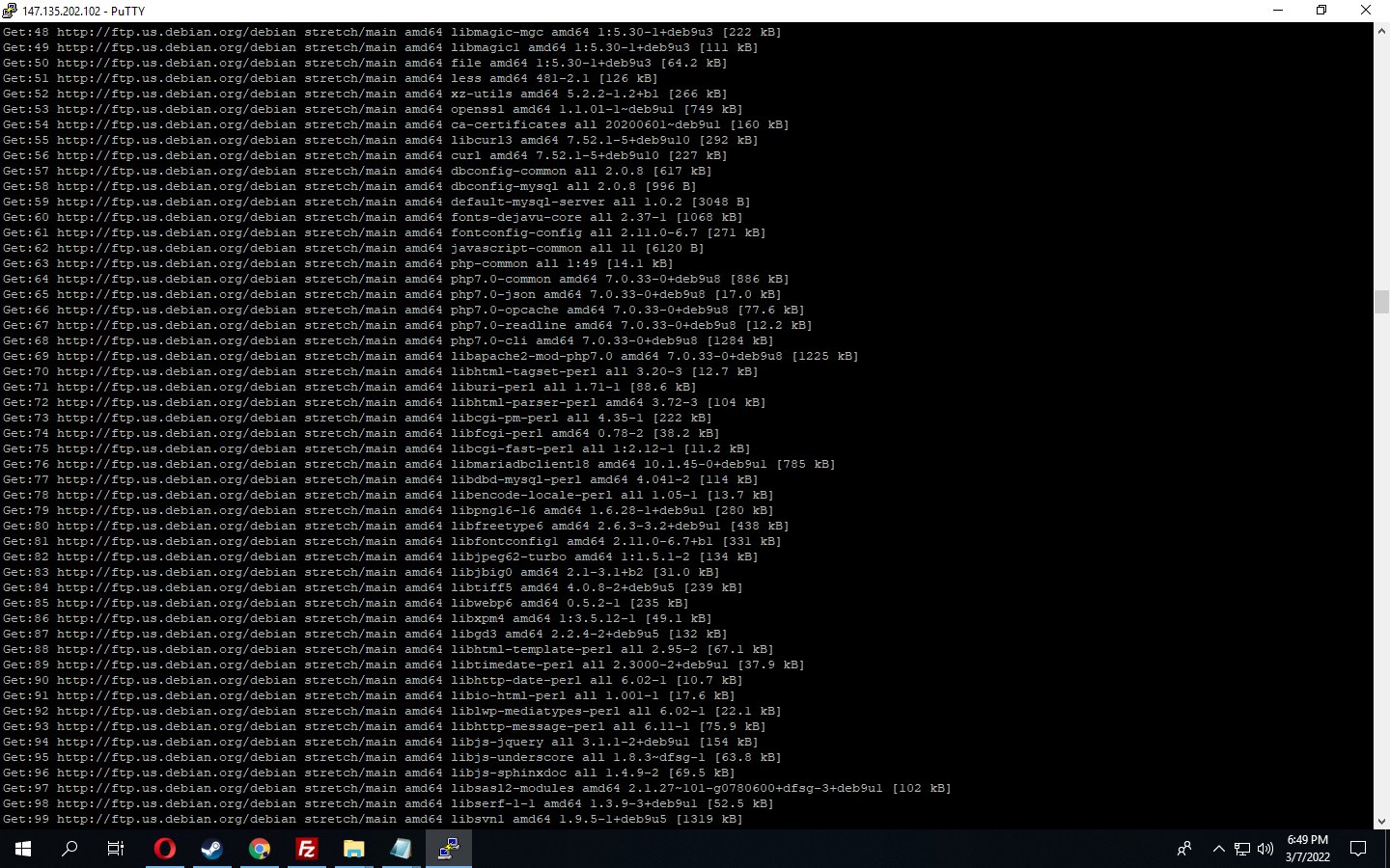 I will install Open Game Panel 
