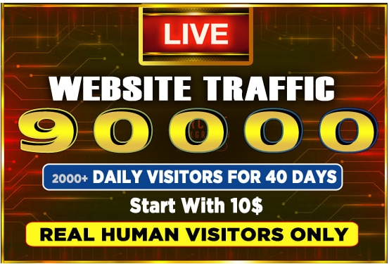 I Will Drive 90,000 Google Search Organic USA Targeted Web Traffic for 40 days