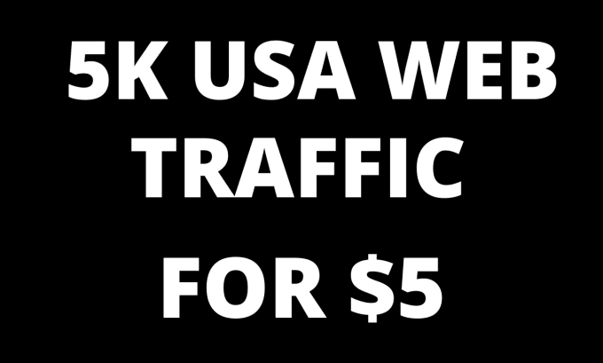 I will send 5,000 or more Website Traffic From USA, ...