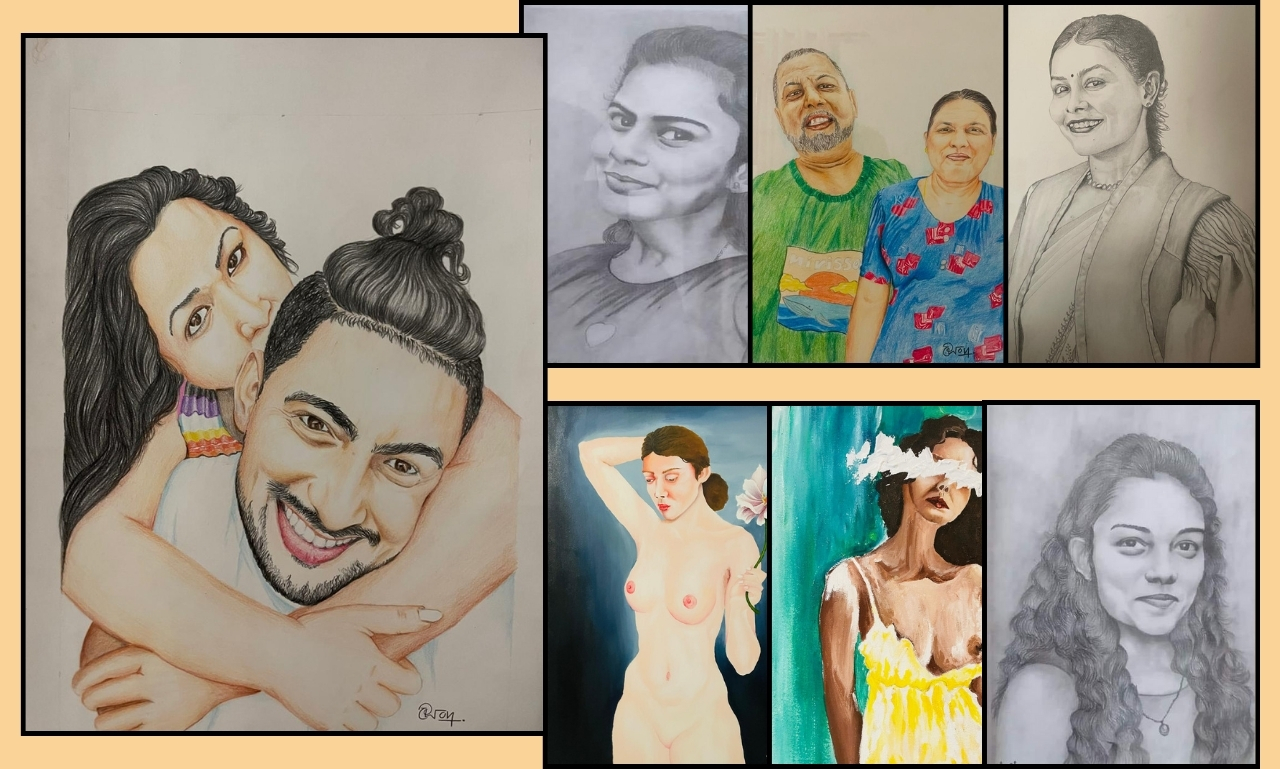 I will do a realistic pencil art, sketch, coloured pencil drawing of your portrait