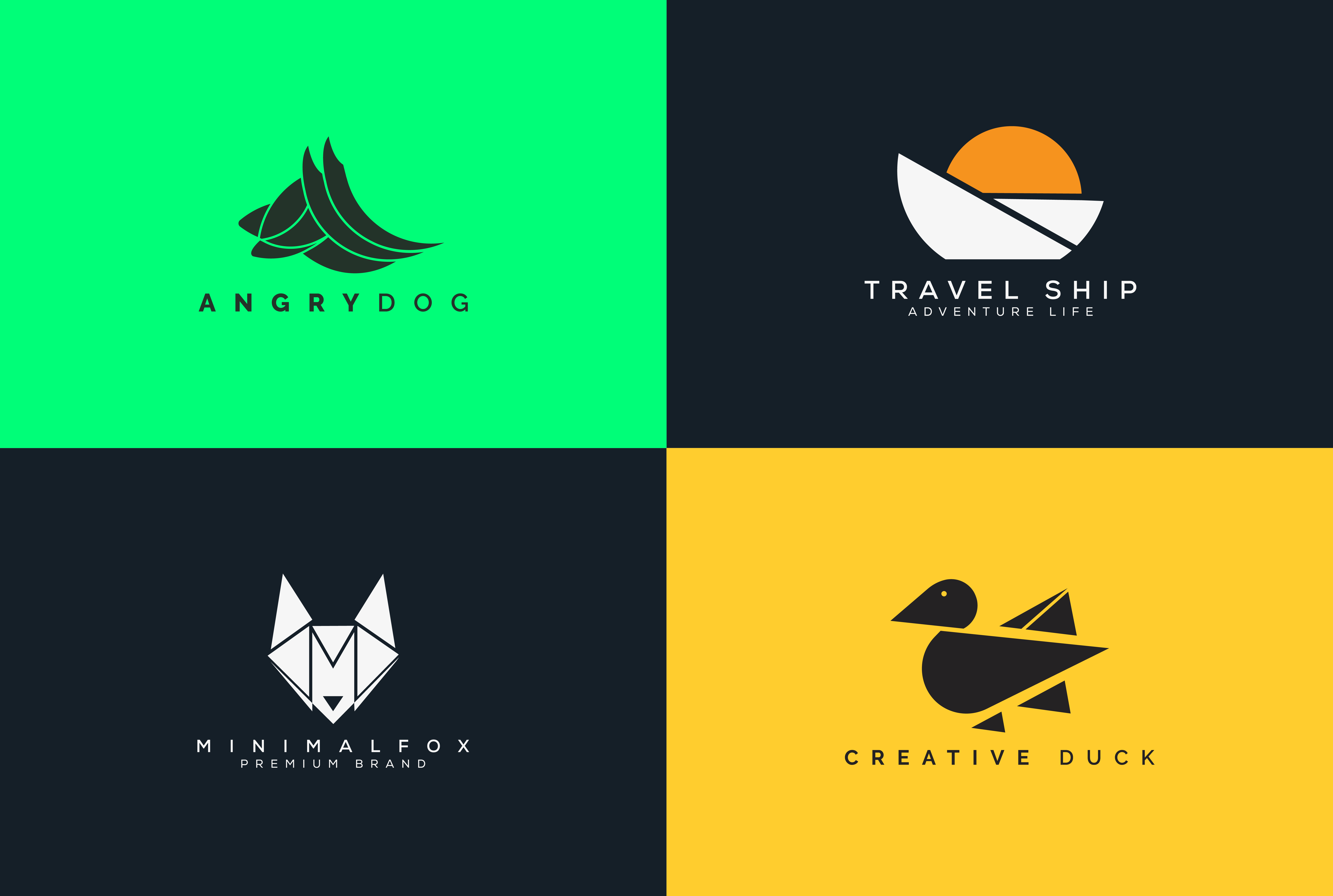 I will design 2 memorable modern minimalist business logo design