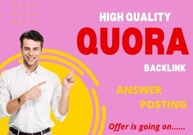 Provide 25 Unique and High quality Quora Answer From High Quality Profile