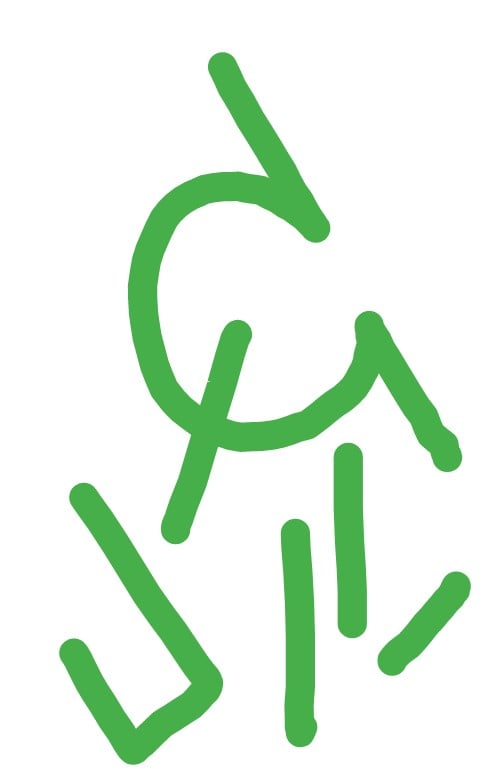 Original Hand Drawn Glyphs Digital Art High Resolution 