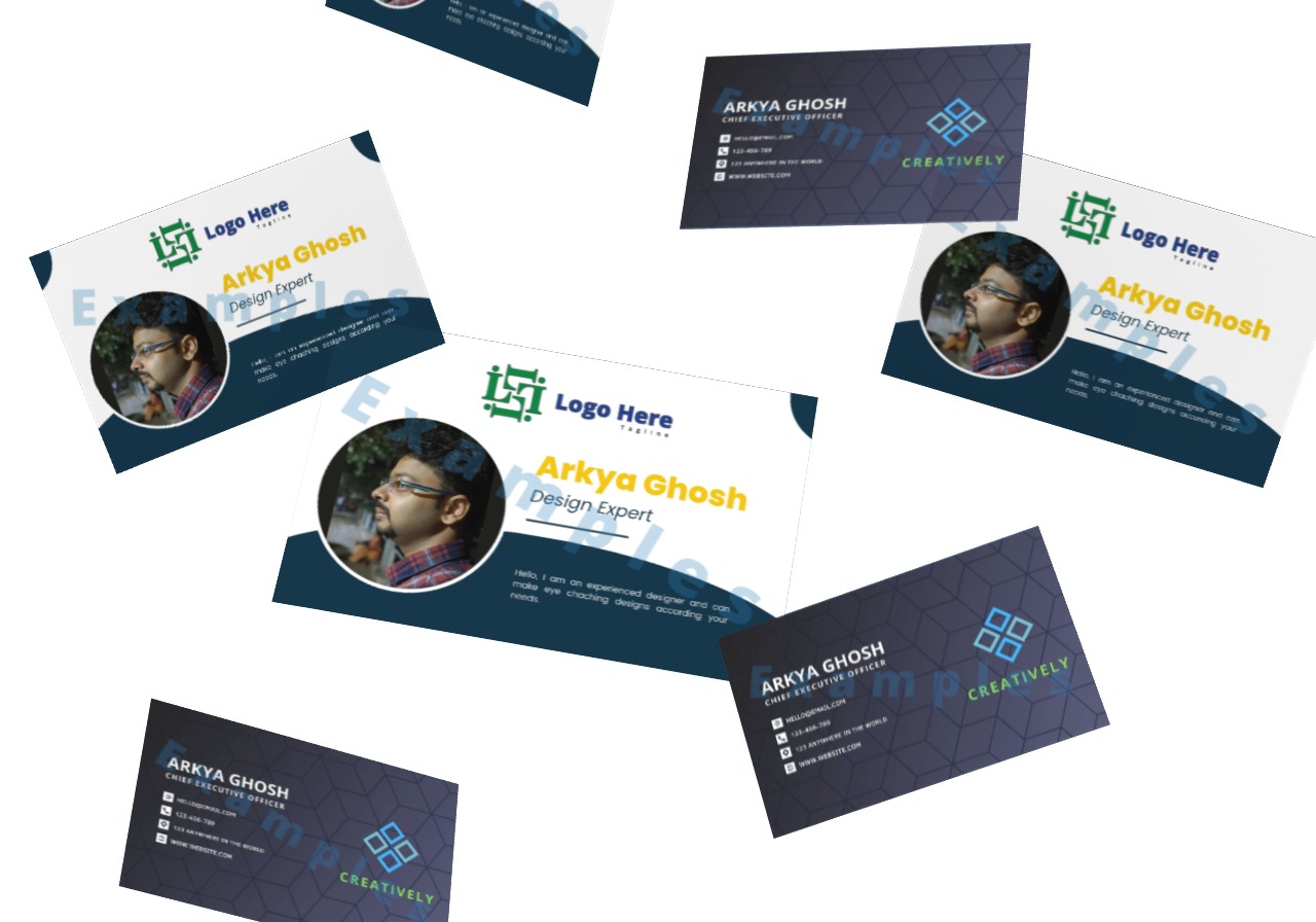 We can make attractive business card designs