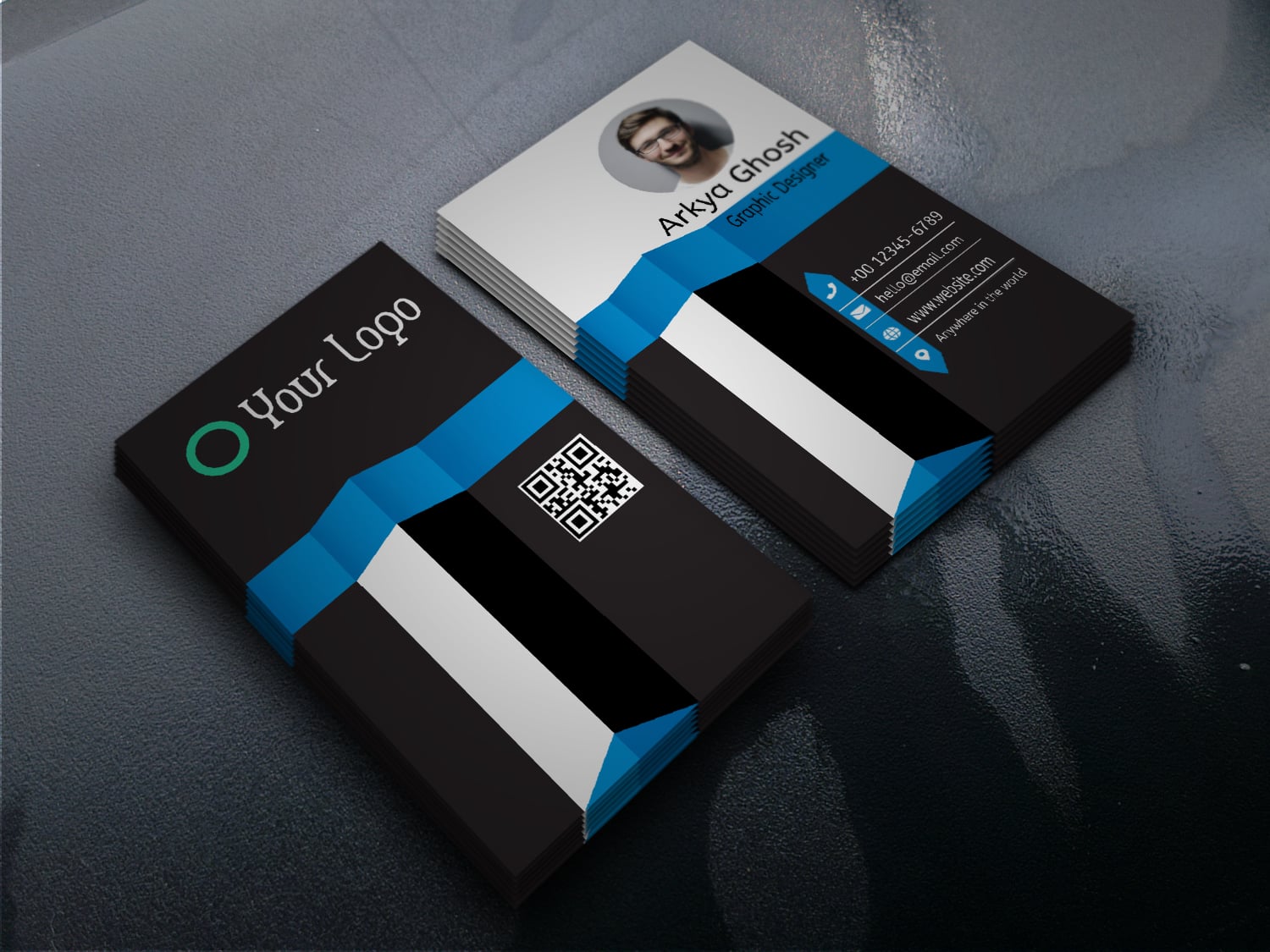 We can design attractive business card for you/your business 