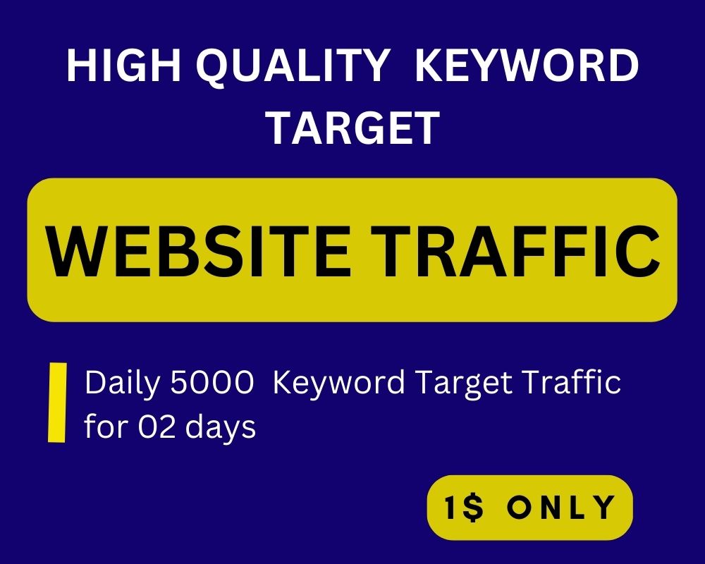 10000 Keyword Target Website Traffic just in 02 days 
