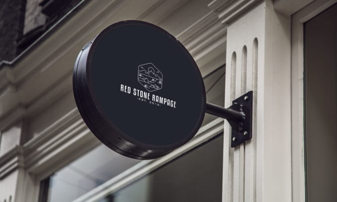 I will do modern logo, line art text or badge logo design