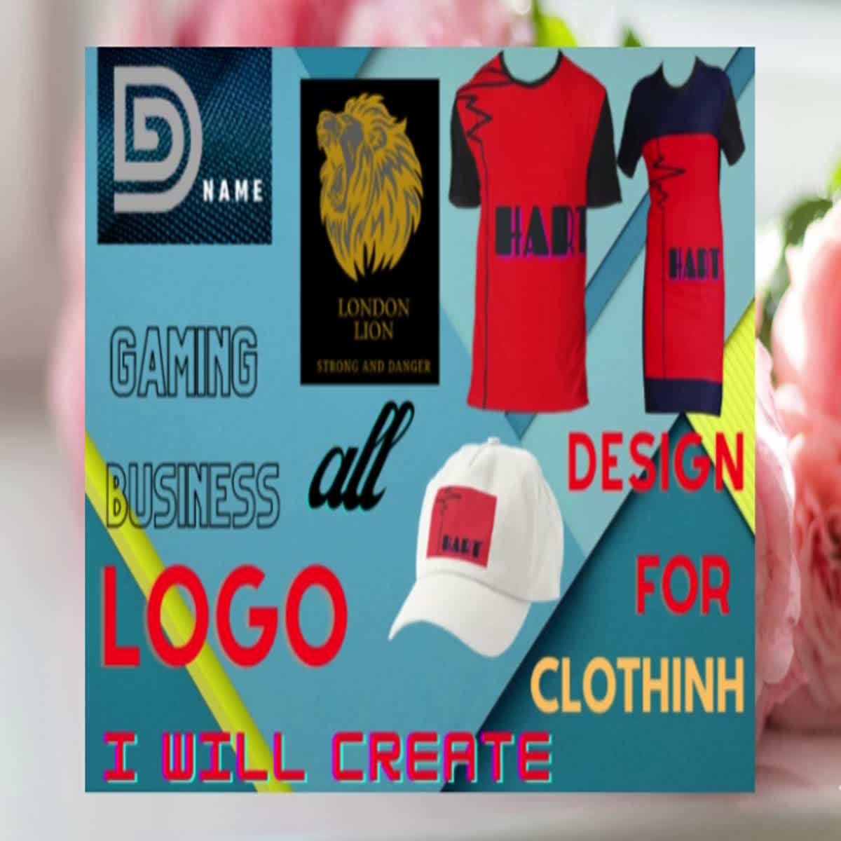 I will create catchy logo design and catchy t shirt artwork
