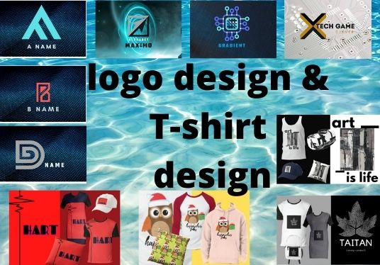 I will create catchy logo design and catchy t shirt artwork