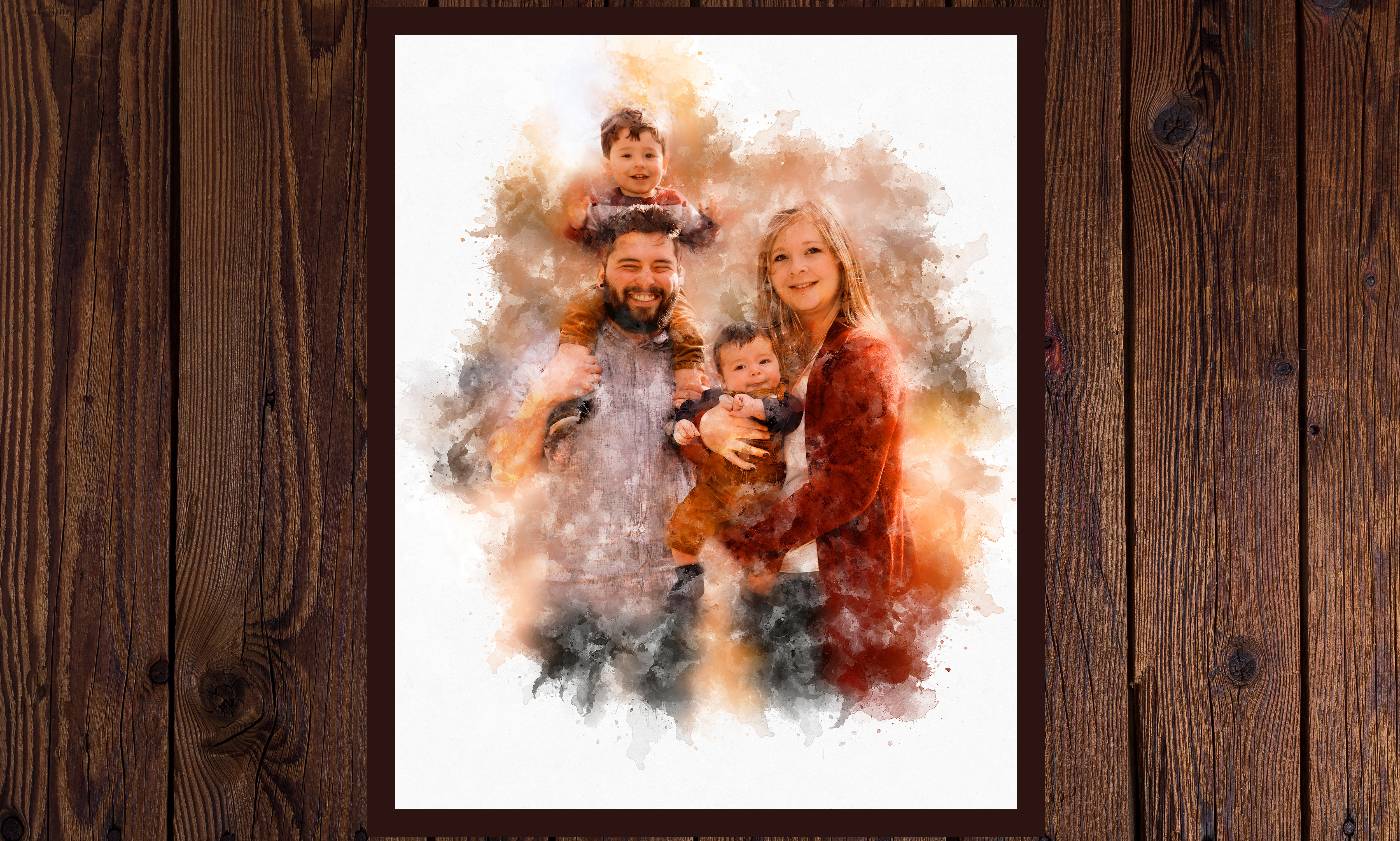 I Will Create Watercolor Portrait Photos