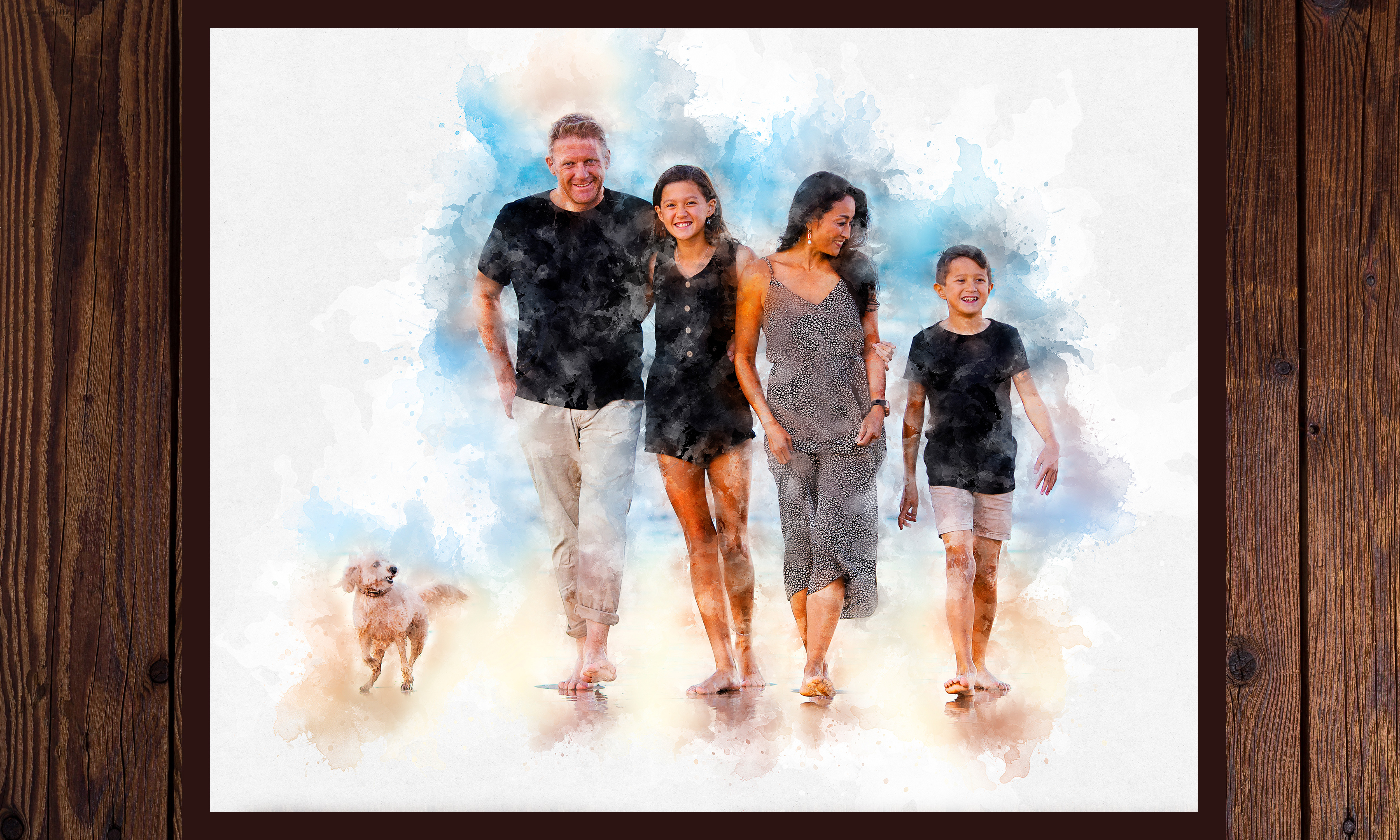 I Will Create Watercolor Portrait Photos