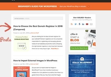 Make a unique auto blog website