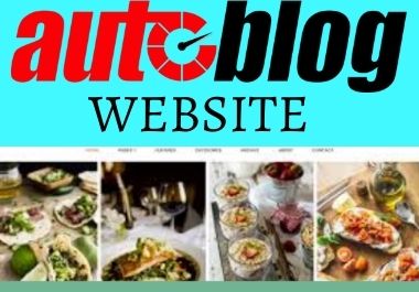 Make a unique auto blog website