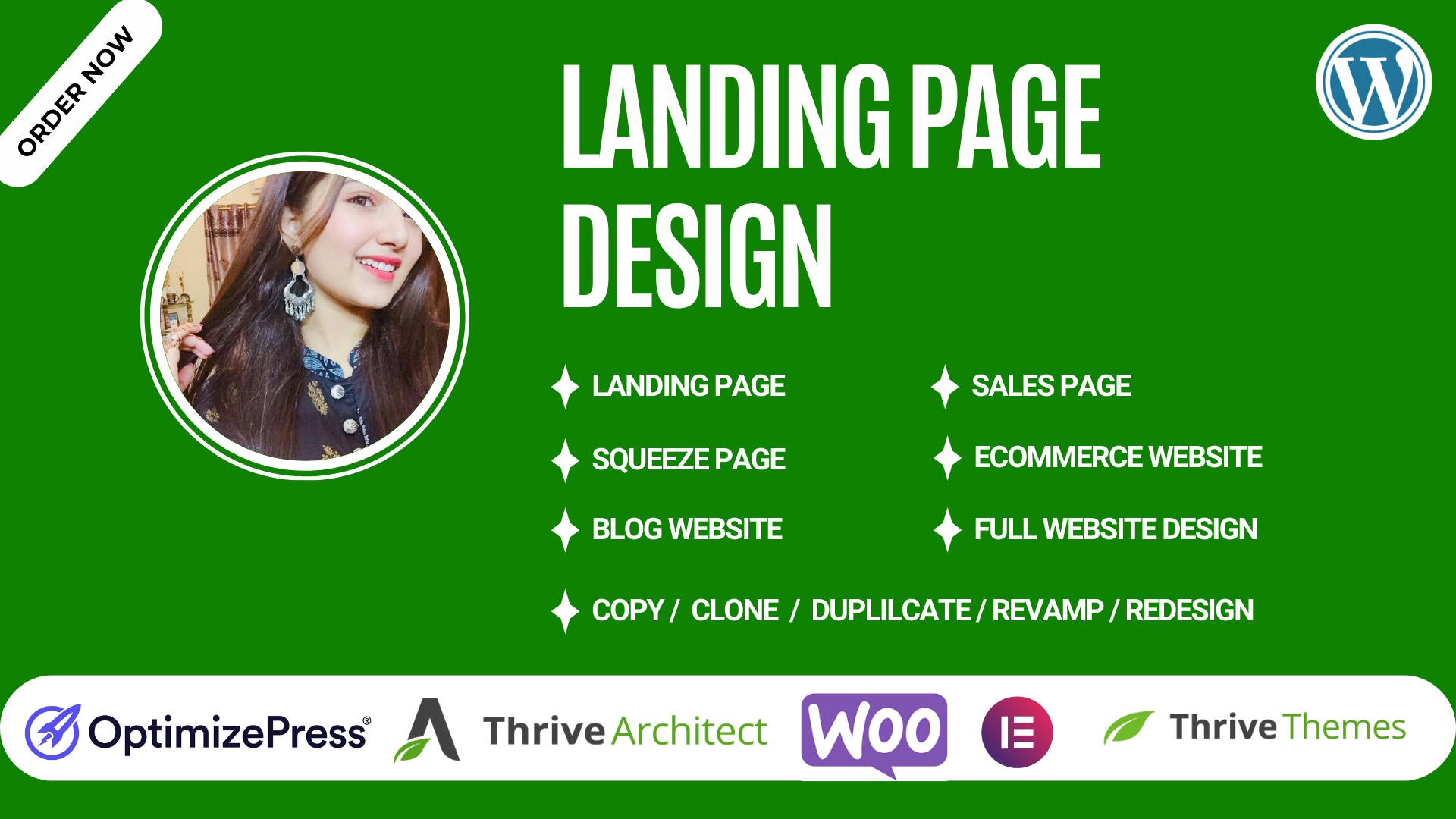 i will Design redesign copy duplicate revamp clone website in wordpress