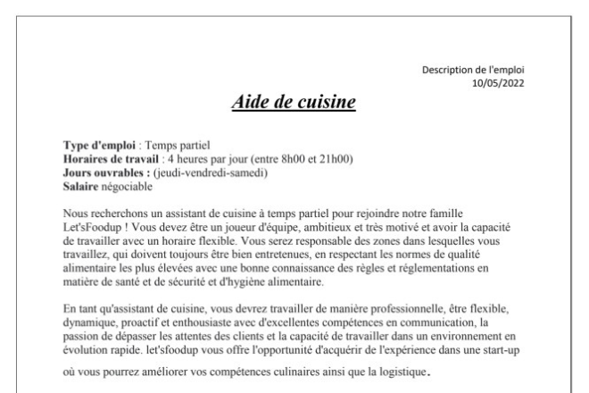 Write perfect job descriptions possible for any role