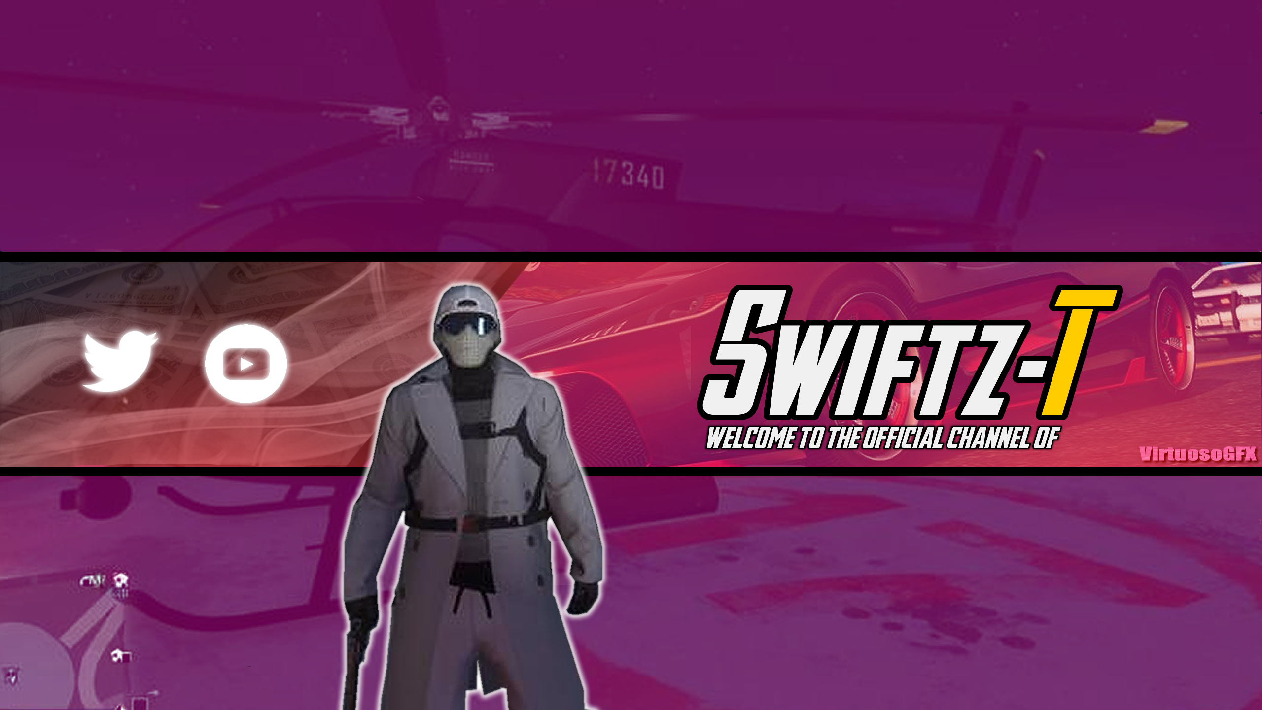 Banners for YouTube, Twitter, Twitch etc.