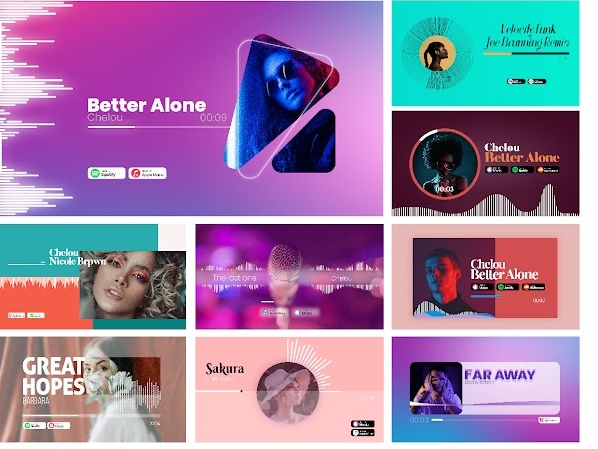 I will create a visualizer for your music