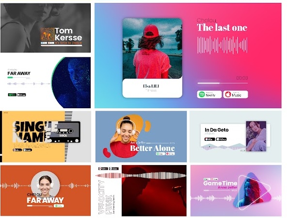 I will create a visualizer for your music