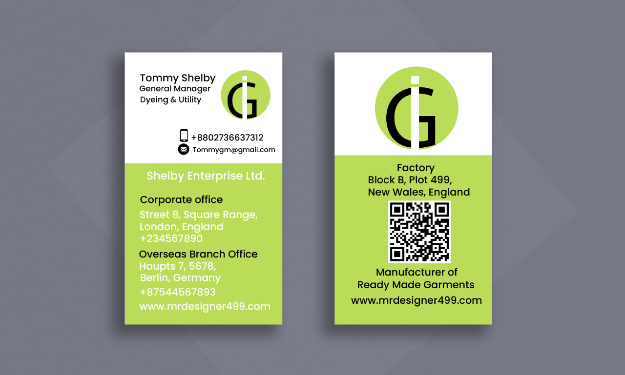 I will design minimalist creative professional business card for you in 12 hour