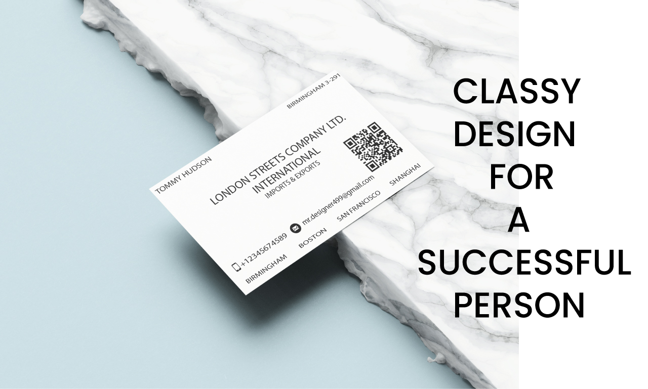 I will design minimalist creative professional business card for you in 12 hour