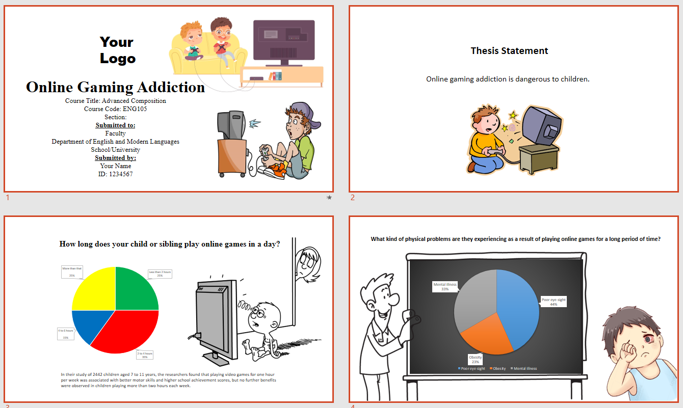 I will design a premium educational powerpoint presentation