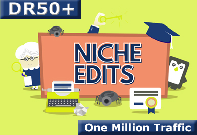 DR50+ Curated Links With 10k Traffic | Niche Edit Links