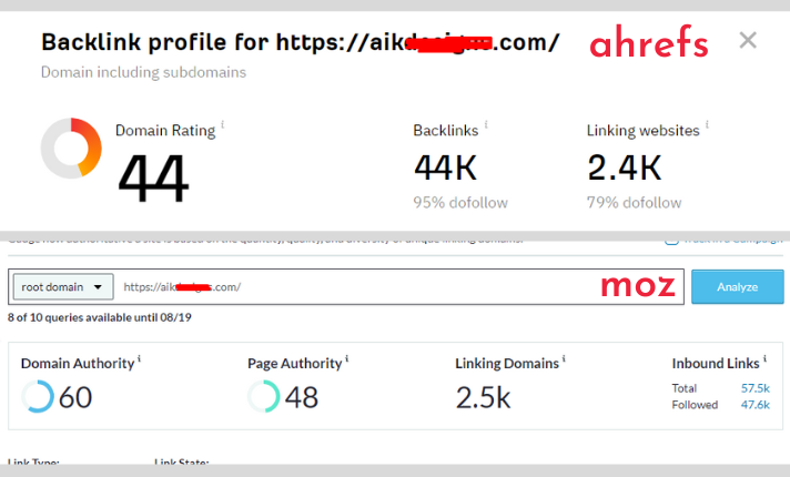 I will increase Ahrefs DR 70 Moz DA 50 & PA 20