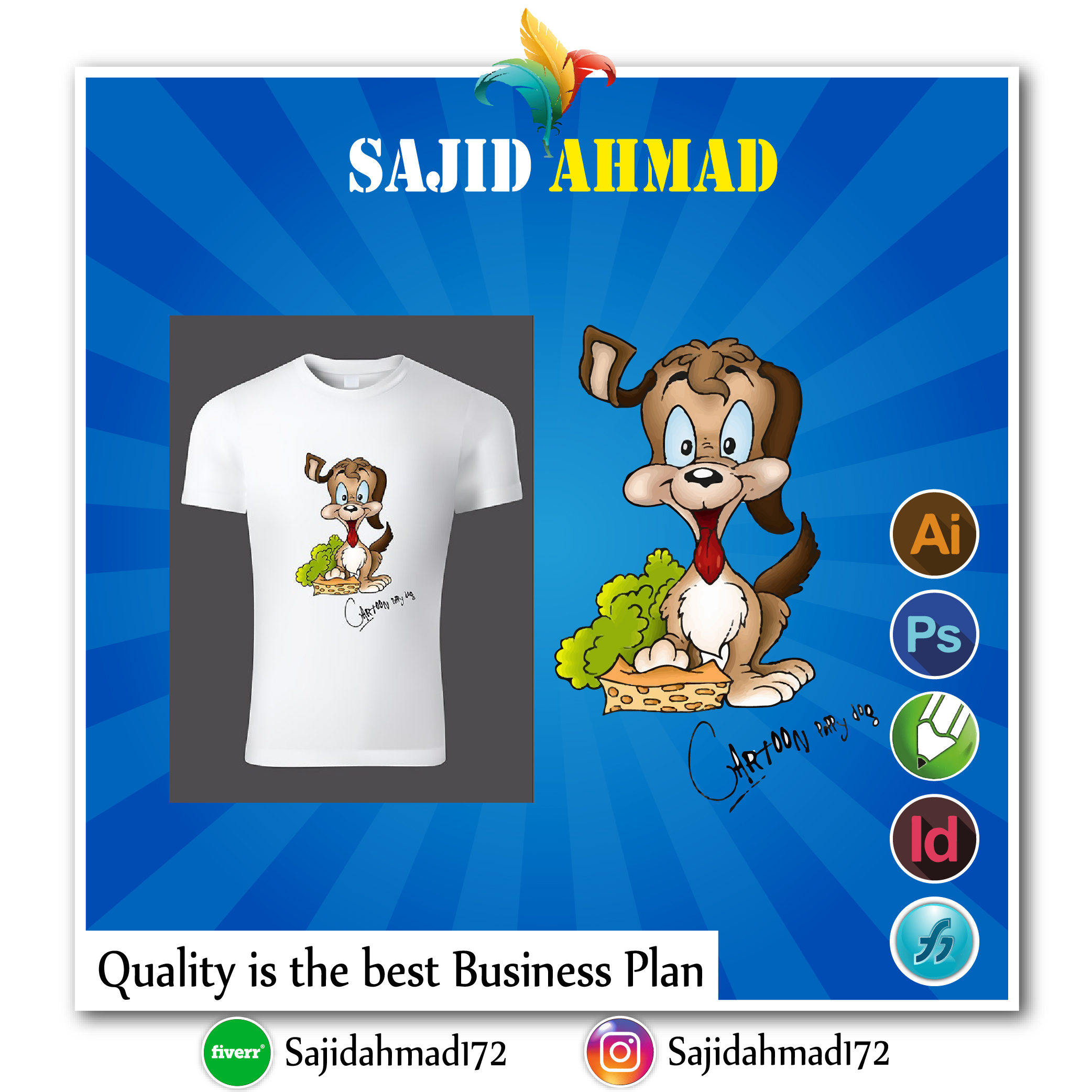 I will do custom and minimalist t shirt logo design